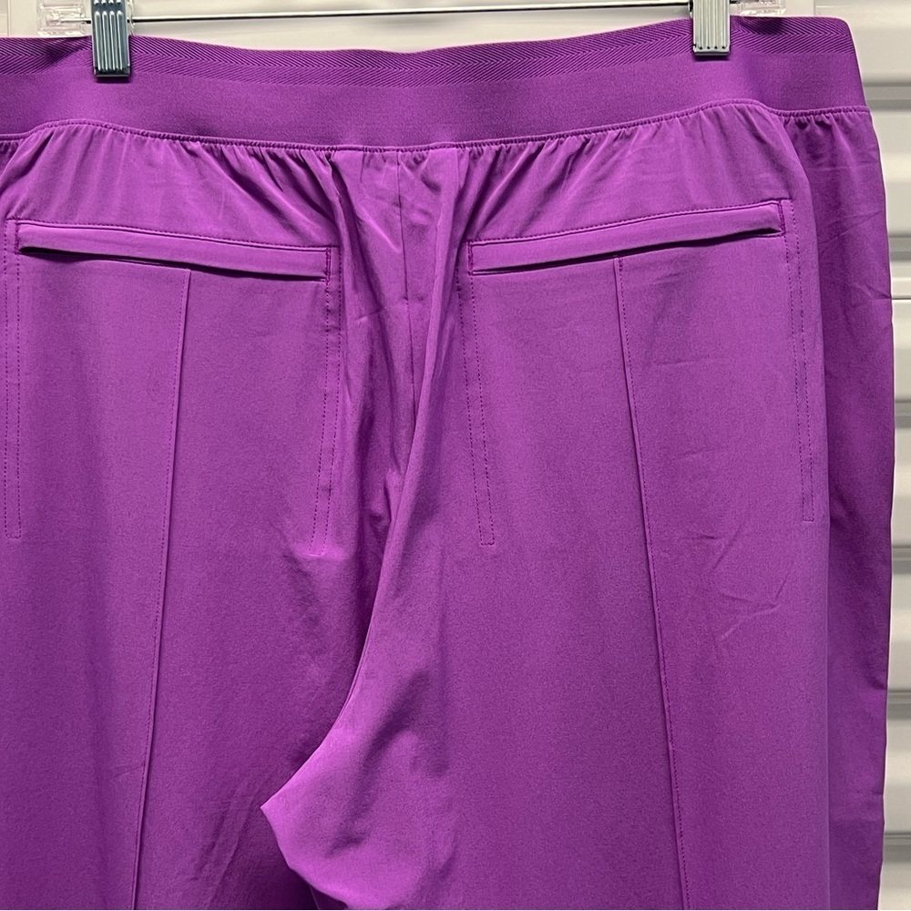 Athleta Brooklyn Heights High Rise Pants -Jazzy Purple Plus-Size 16 - Picture 7 of 11